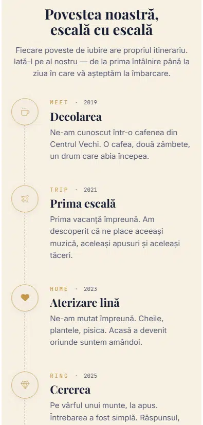 Invitație Nuntă Boarding Pass Premium cu RSVP 2026 - imagine 6