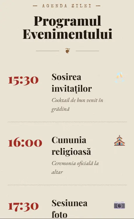 Invitație online nuntă ziar vintage elegantă 4 wedding-chronicle-4