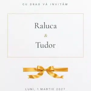 invitație digitală nuntă cu eucalipt – ecran principal